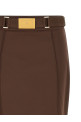 Поясная юбка Коричневый ELISABETTA FRANCHI GO15961E2644
