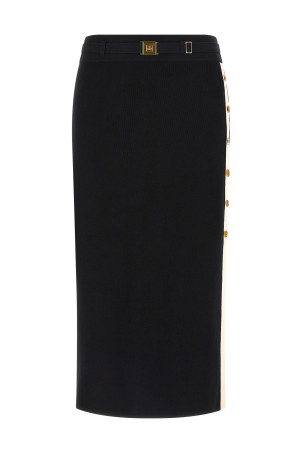 Side band skirt Black