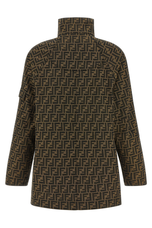 Куртка Saharan коричнева FENDI FJ7817A5W3F118W