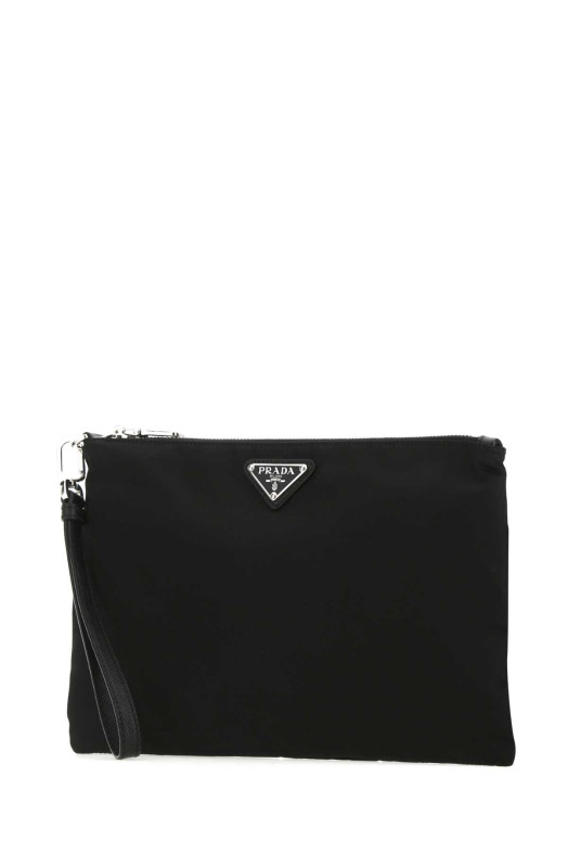 Black Re-nylon clutch Black PRADA (2NH0062DMH)