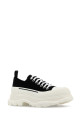 Black canvas Tread Slick sneakers ALEXANDER MCQUEEN (705660W4AAQ)
