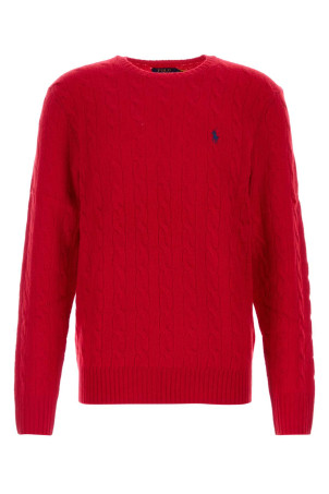 Red wool blend sweater Red cashmere sweater Black POLO RALPH LAUREN (710876762)