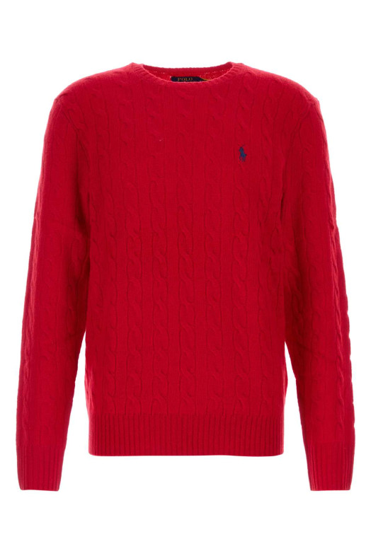 Red wool blend sweater Red cashmere sweater Black POLO RALPH LAUREN (710876762)