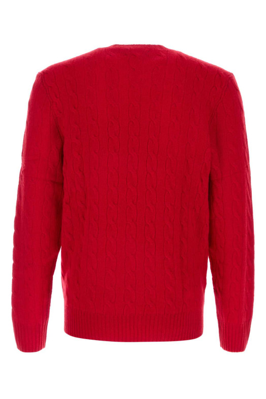 Red wool blend sweater Red cashmere sweater Black POLO RALPH LAUREN (710876762)