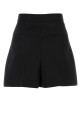 Черные шерстяные шорты Black ALEXANDER MCQUEEN (780885QJAD8)