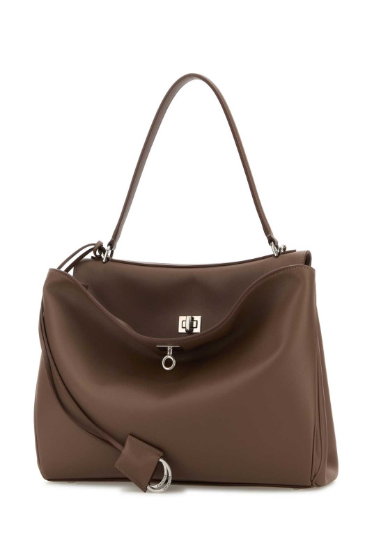 Brown leather medium Rodeo handbag BALENCIAGA (7897722AA4U)