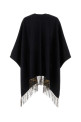 Black wool reversible cape Black BURBERRY (8077897)
