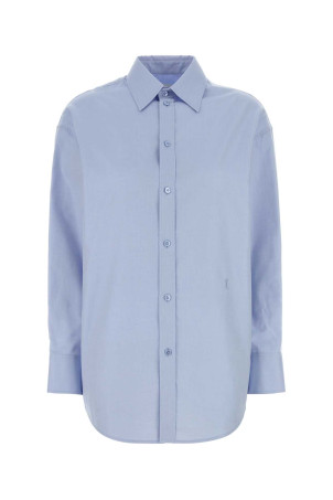 Блакитна сорочка оксфорд SAINT LAURENT (835517Y7K20)