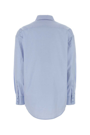 Блакитна сорочка оксфорд SAINT LAURENT (835517Y7K20)