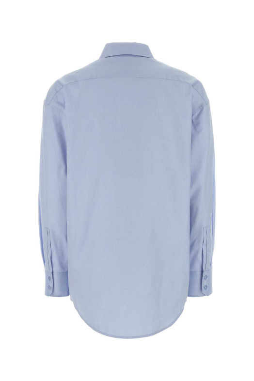 Блакитна сорочка оксфорд SAINT LAURENT (835517Y7K20)