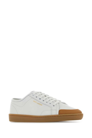 Білі шкіряні кросівки Greenwich White SAINT LAURENT (83992100N00)