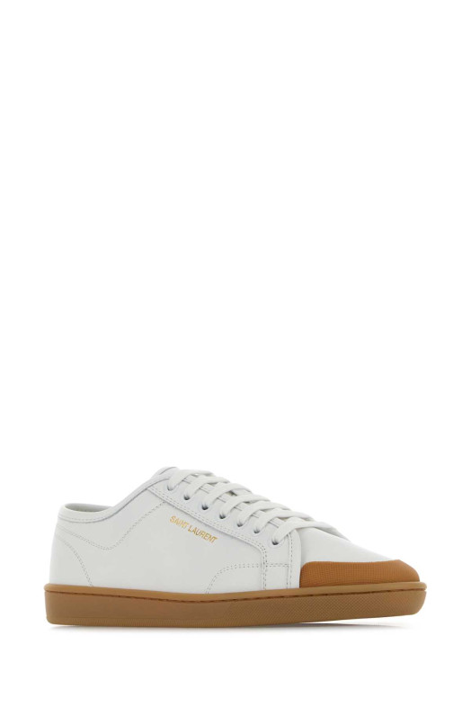 Білі шкіряні кросівки Greenwich White SAINT LAURENT (83992100N00)