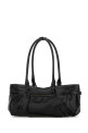 Black leather Le City East-West shoulder bag Black BALENCIAGA (8457042ABEK)