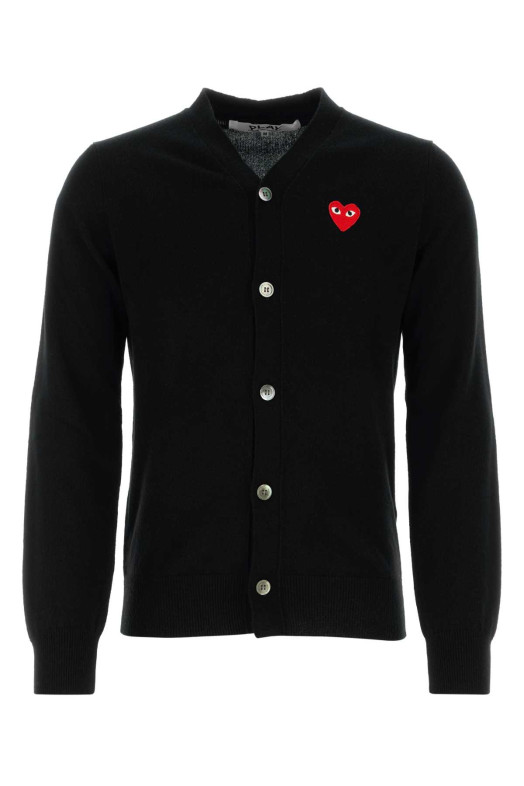 КАРДИГАН Черный COMME DES GARCONS PLAY (AXN008051) COMME DES GARÇONS PLAY