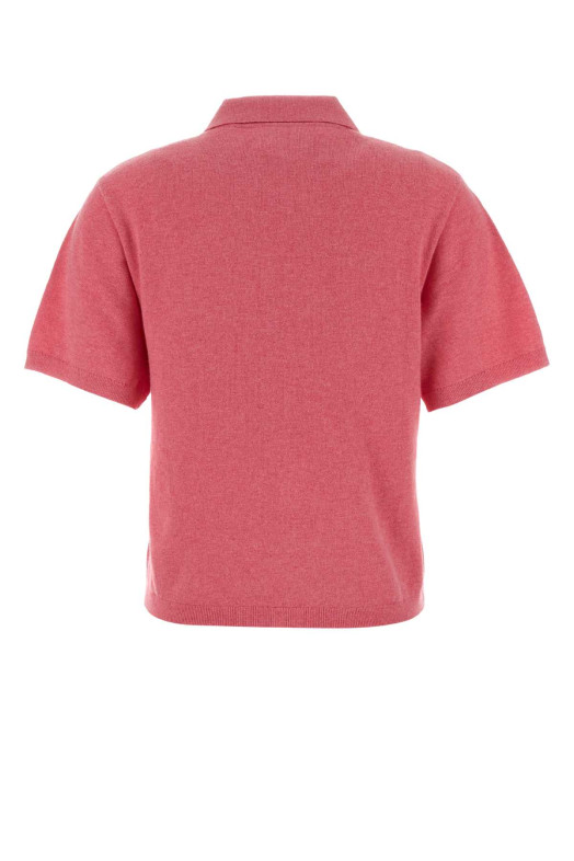 Розовая рубашка-поло из хлопковой смеси Althea ISABEL MARANT ETOILE (PU0849FAC1L17E)