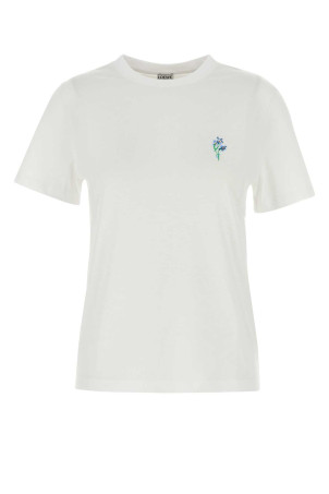 White cotton t-shirt White LOEWE (S359Y22X97)