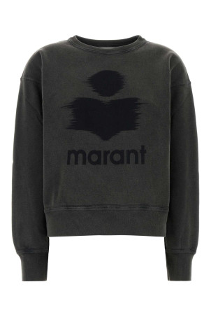 Charcoal cotton blend Mobyli sweatshirt ISABEL MARANT ETOILE (SW0011FAC1M04E)