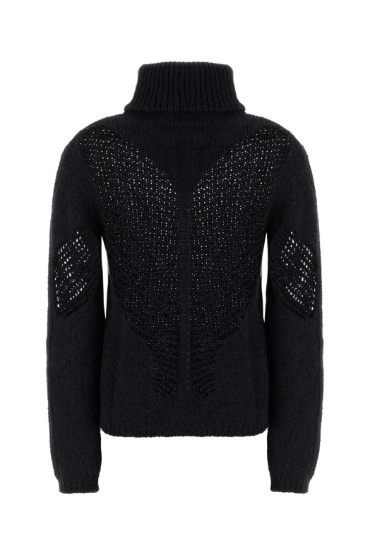 Вязаный свитер из шерсти цвета угольного черного OUR LEGACY (W4253CCL)