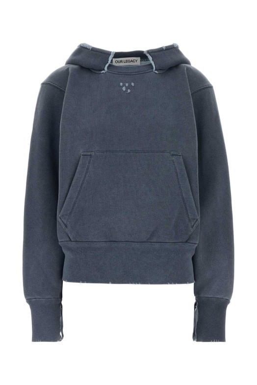 Хлопковая толстовка синего цвета OUR LEGACY (W4256RB1)