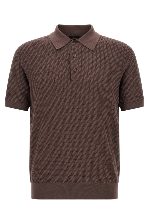 Плетение Поло Plot Brown BRIONI UMR20OPAK226700