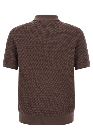 Плетение Поло Plot Brown BRIONI UMR20OPAK226700