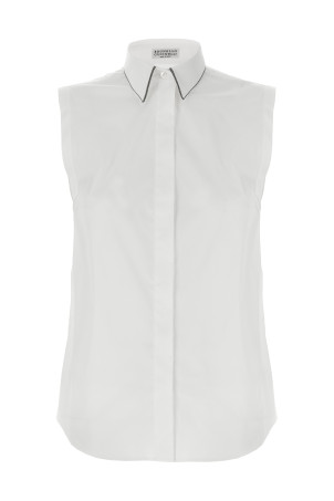 Сорочка Monile біла BRUNELLO CUCINELLI M0091MA616C159