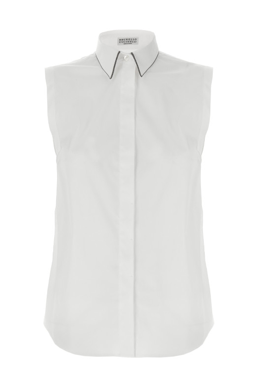 Рубашка Monile, белая BRUNELLO CUCINELLI M0091MA616C159