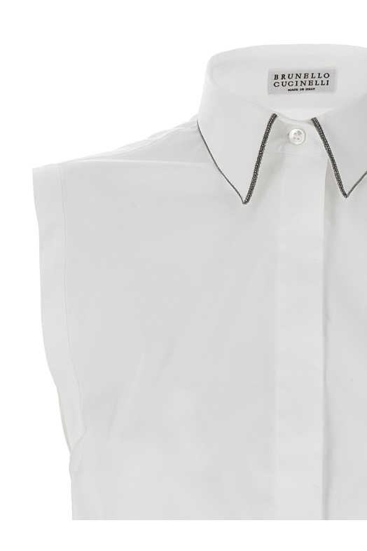 Рубашка Monile, белая BRUNELLO CUCINELLI M0091MA616C159