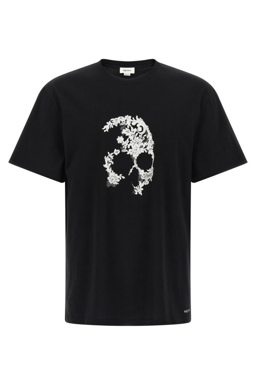 'Skull' T-shirt Black-grey