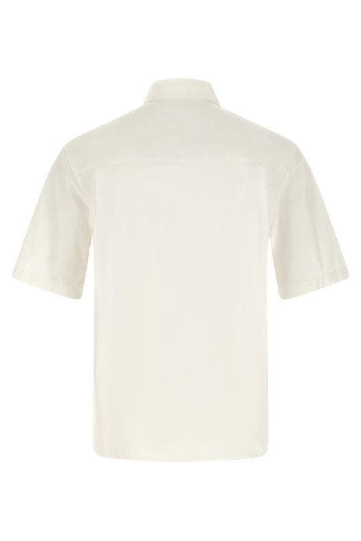 Рубашка с вышитым логотипом Белая JIL SANDER J22DL0354J45001100