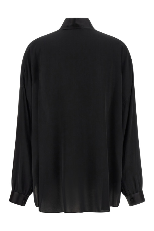 Блузка с лавальерой, черная TOM FORD CA3333FAX1507NAA