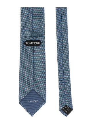 Жаккардовый галстук Синий TOM FORD STE001S0216UBF