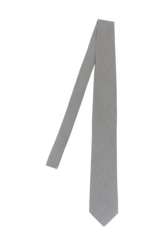 Жаккардовый галстук Silver TOM FORD STE001S0216TAA