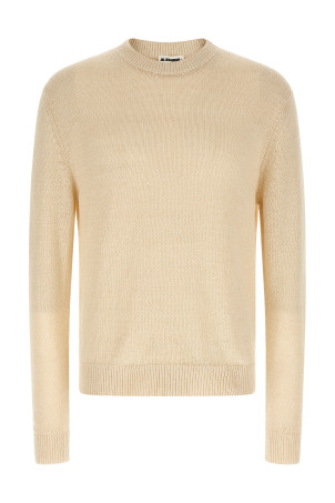 Шовковий светр з конопель Бежевий JIL SANDER J47GP0200J15472102