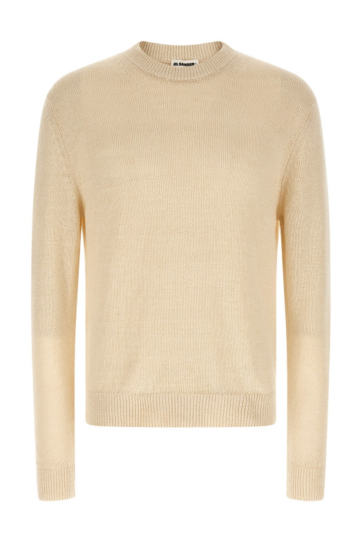 Шовковий светр з конопель Бежевий JIL SANDER J47GP0200J15472102