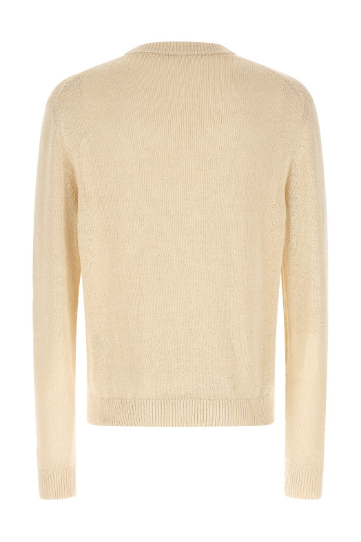 Шовковий светр з конопель Бежевий JIL SANDER J47GP0200J15472102