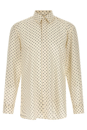 Сорочка з принтом «пейслі» Бежева TOM FORD HRN004FMS082WUC
