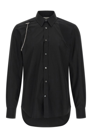 'T Chain Harness' shirt Black