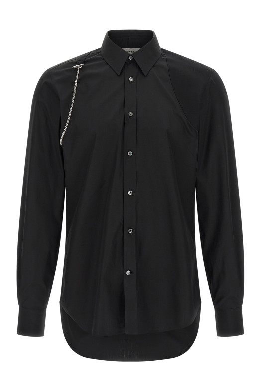 'T Chain Harness' shirt Black