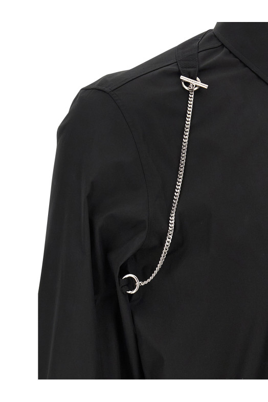 'T Chain Harness' shirt Black