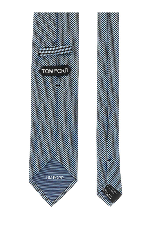 Жаккардовый галстук Синий TOM FORD STE001S0221UBF