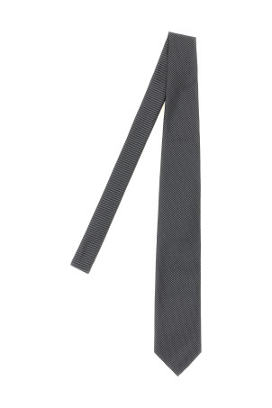 Жаккардовый галстук Серый TOM FORD STE001S0221TBF