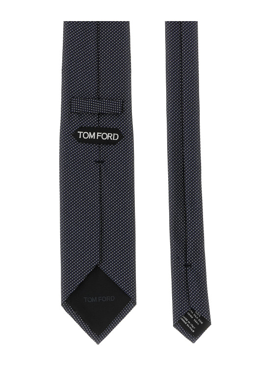Жаккардовый галстук Синий TOM FORD STE001S0221UCC