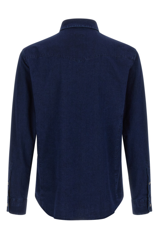 'Western' shirt Blue