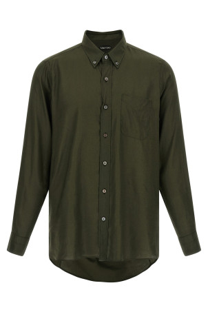 Button-down shirt Green
