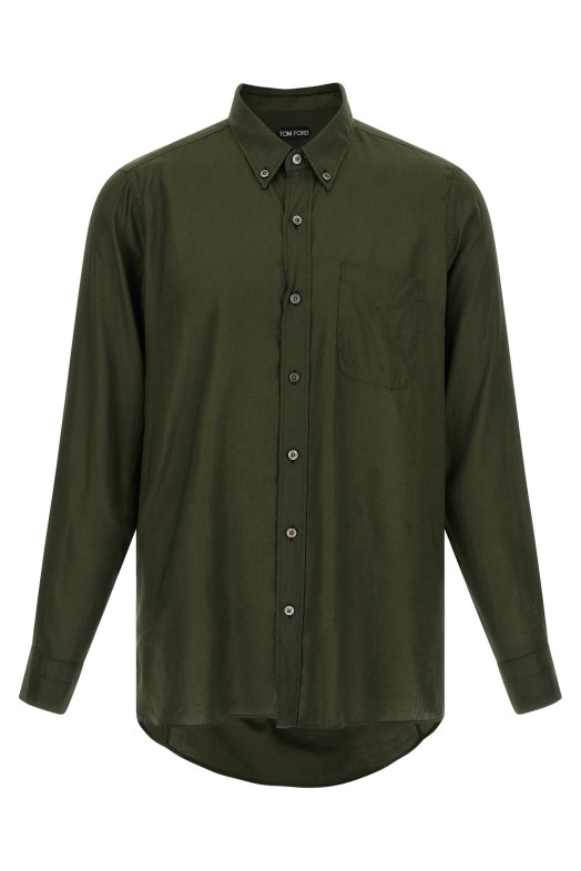 Button-down shirt Green