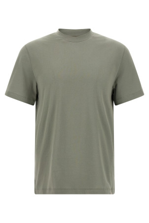 Хлопковая футболка с углеродным покрытием Зеленая BRIONI UJSY0LOD6201616