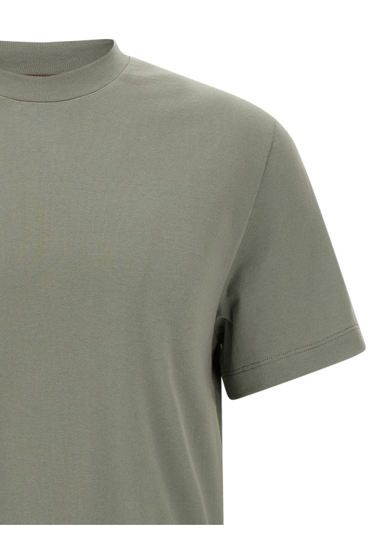 Хлопковая футболка с углеродным покрытием Зеленая BRIONI UJSY0LOD6201616