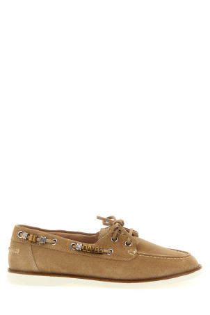 'Grace 01' boat shoe Beige