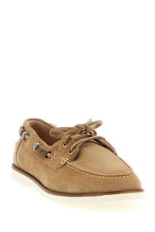 'Grace 01' boat shoe Beige